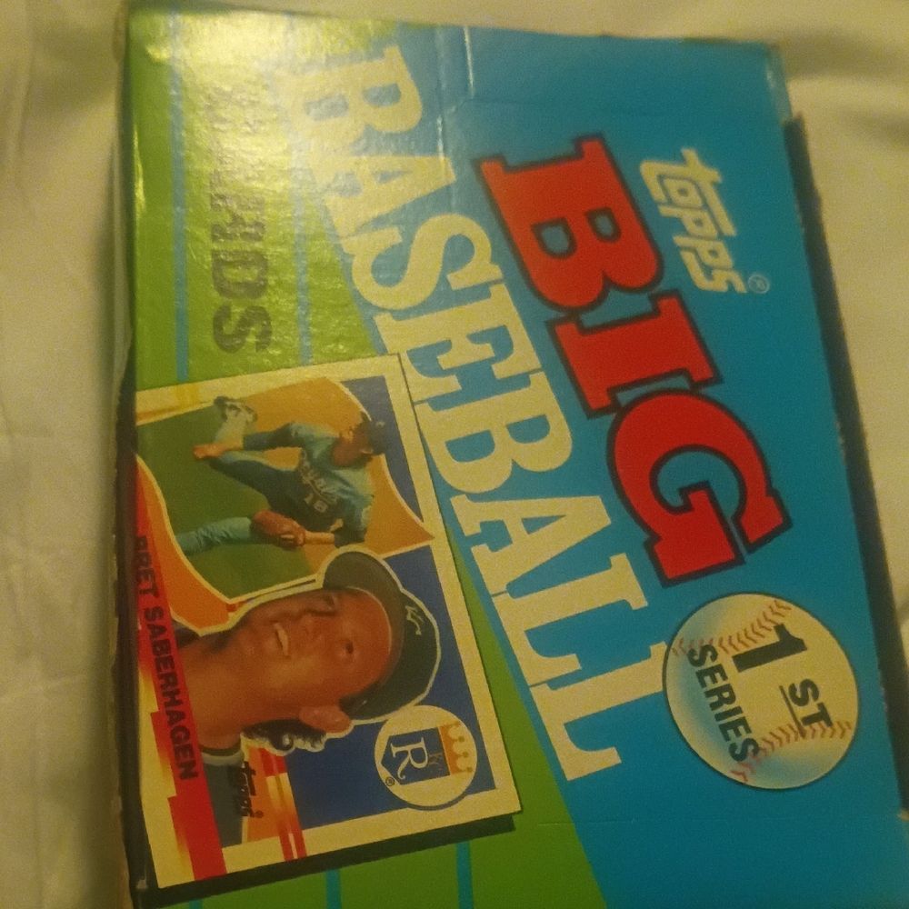 Topps 1990 Series 1 Baseball Card Big Unopened 36 Sealed Pack Box Brand New Pack